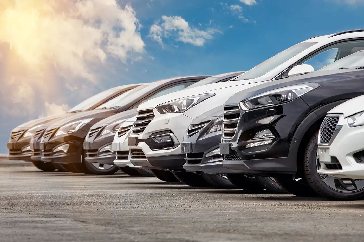 fleet of vehicles